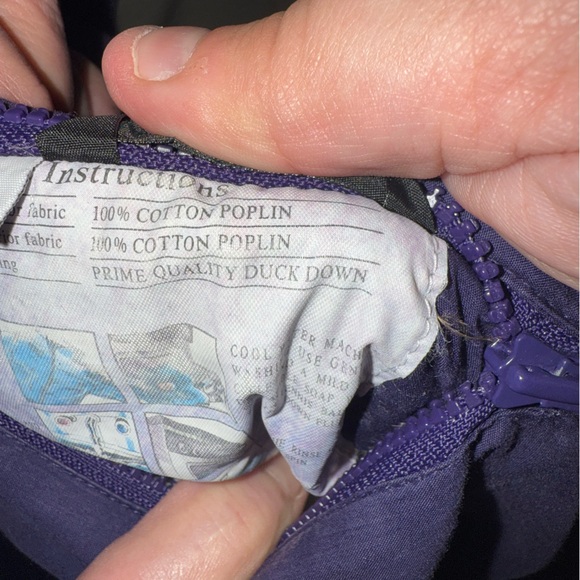 Vintage Brambilla France Men’s Cotton Poplin Duck Down Duvet Arctic Coat - Picture 10 of 14